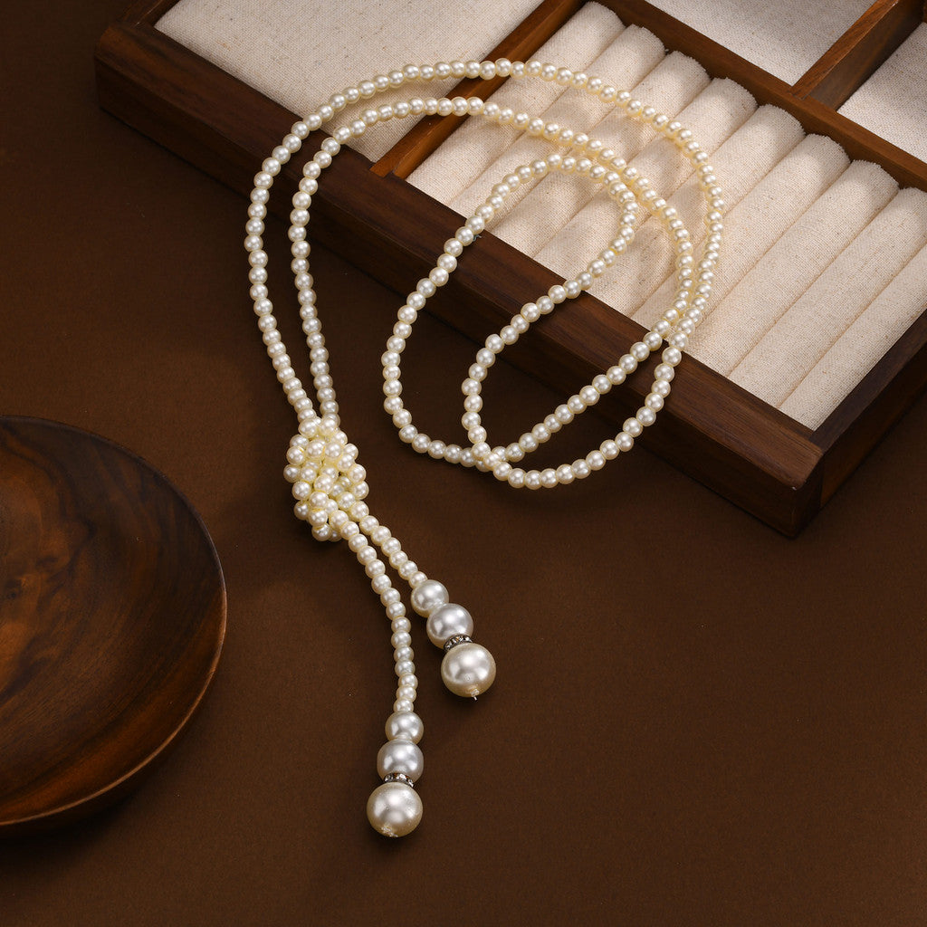 Multi-Layered Pearl Necklace for Women, Elegant Wedding Jewelry - Classic